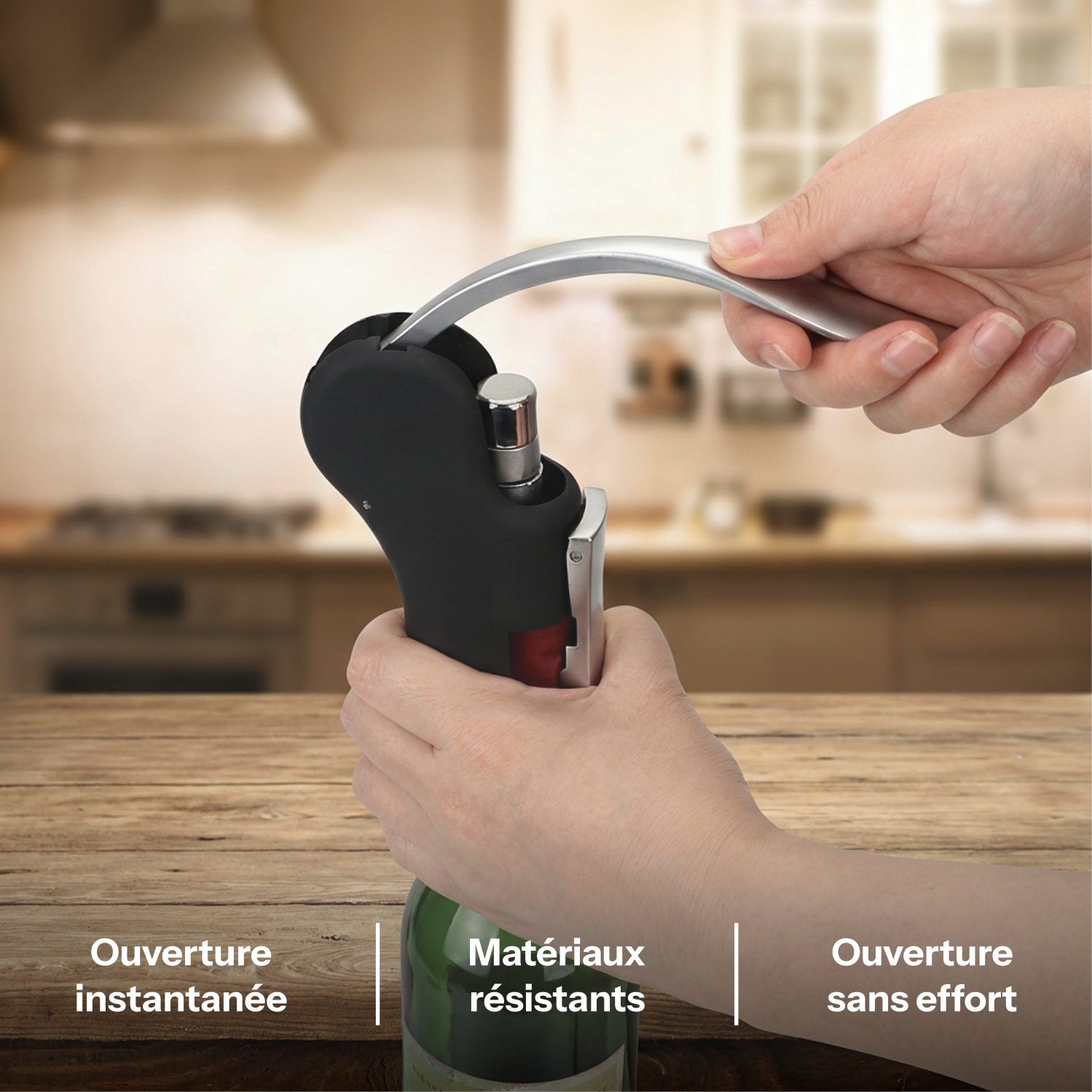 Tire-bouchon à levier professionnel